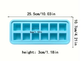 Molde silicona 12 dados